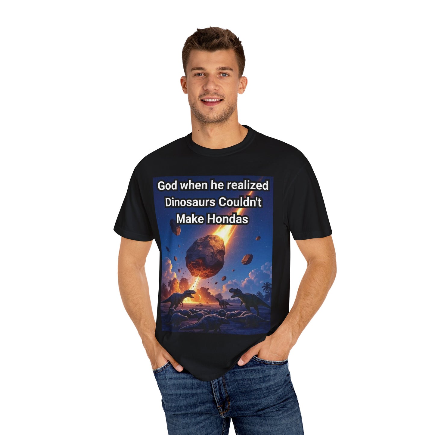 God Destroys Dinosaurs. God Creates Honda