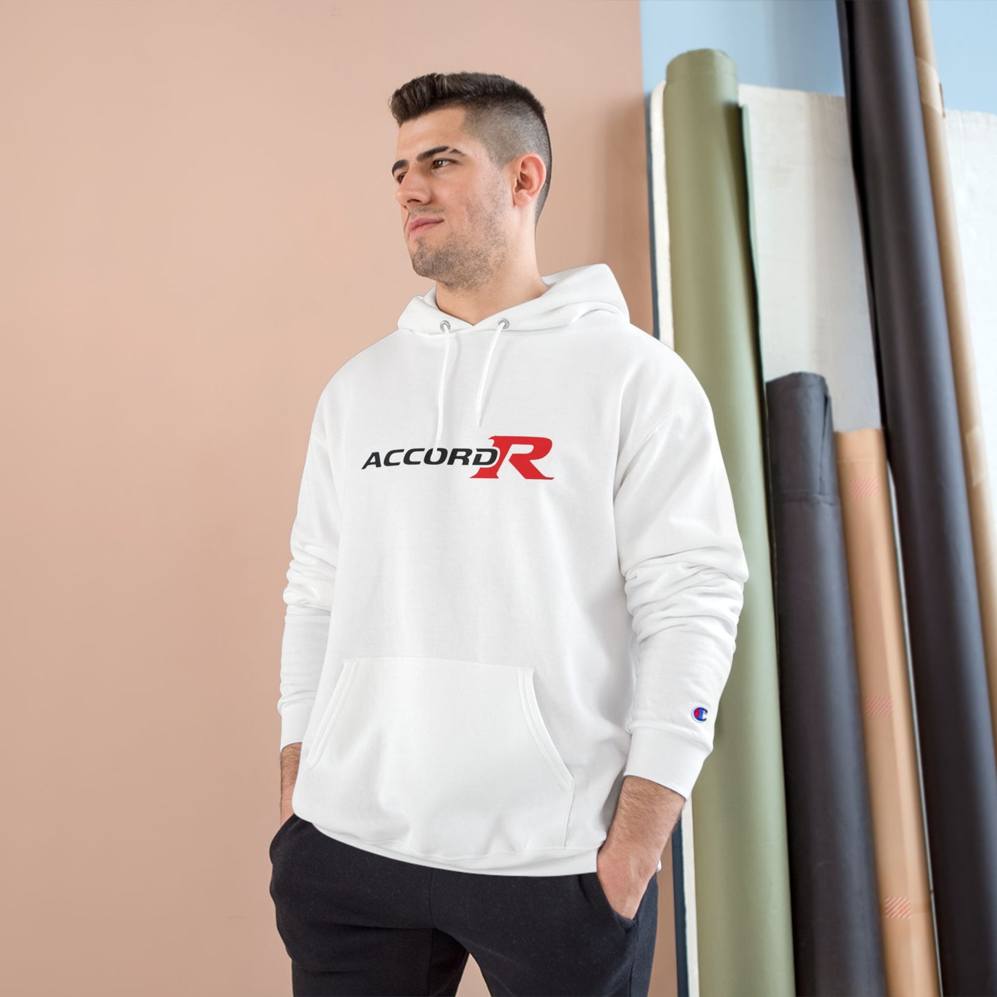 Accord R Champion Hoodie - White