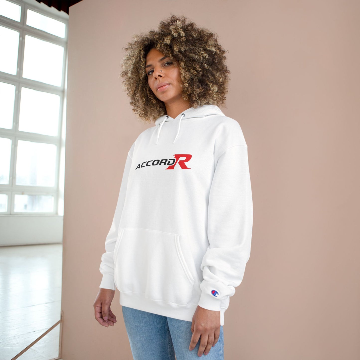 Accord R Champion Hoodie - White